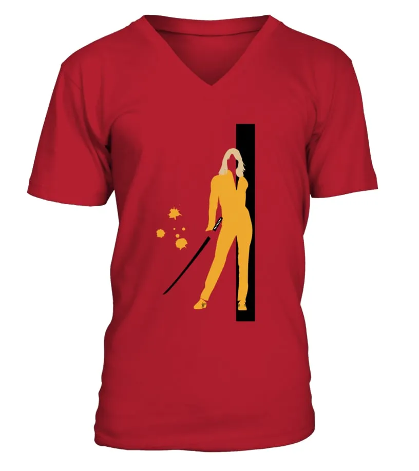 046  Kill Bill Vol. 1 2003 RD Camiseta cuello en V Unisex