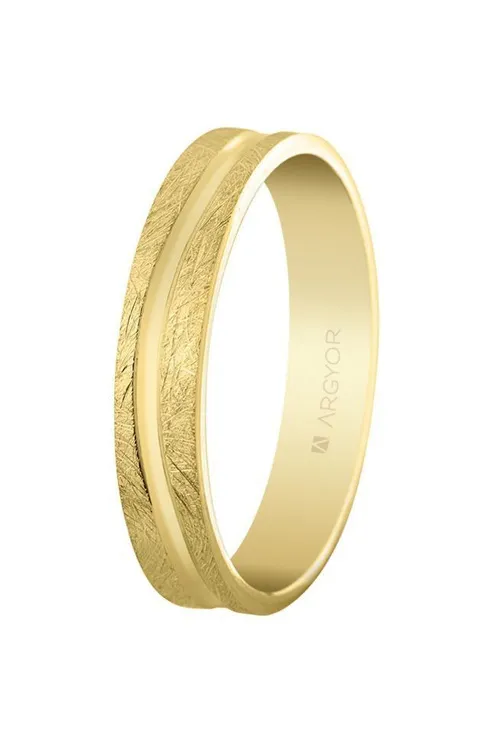 Alianza para boda oro amarillo 4mm. Argyor 5140511