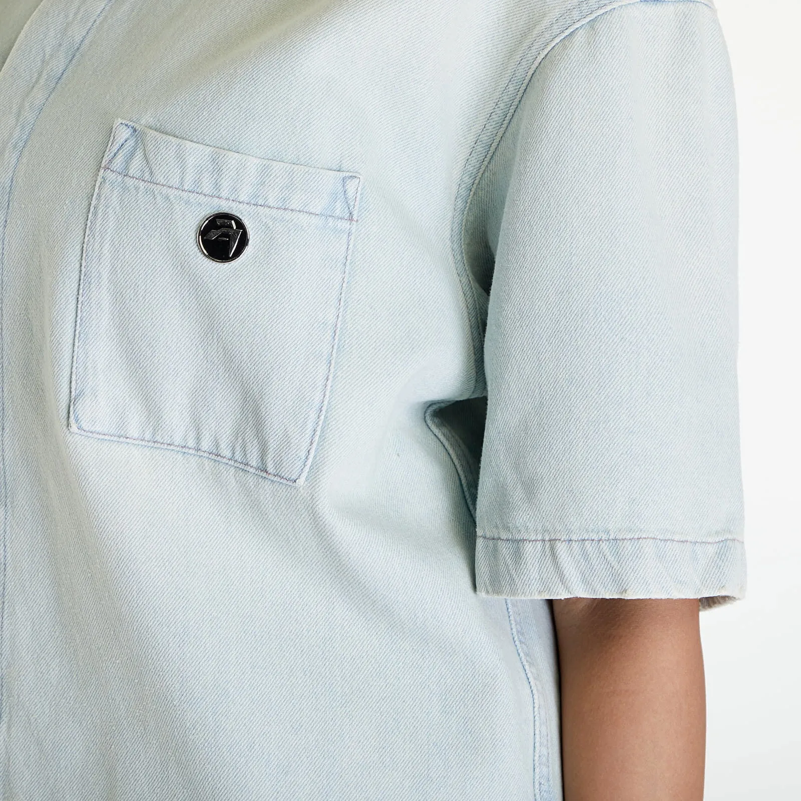 Ambush Boxy Fit Denim Shirt UNISEX Light Blue