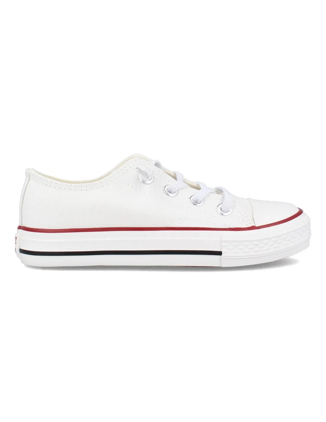 ANDY Z  ZAPATILLAS LONA BAJA ELáSTICOS CADETE BLANCO