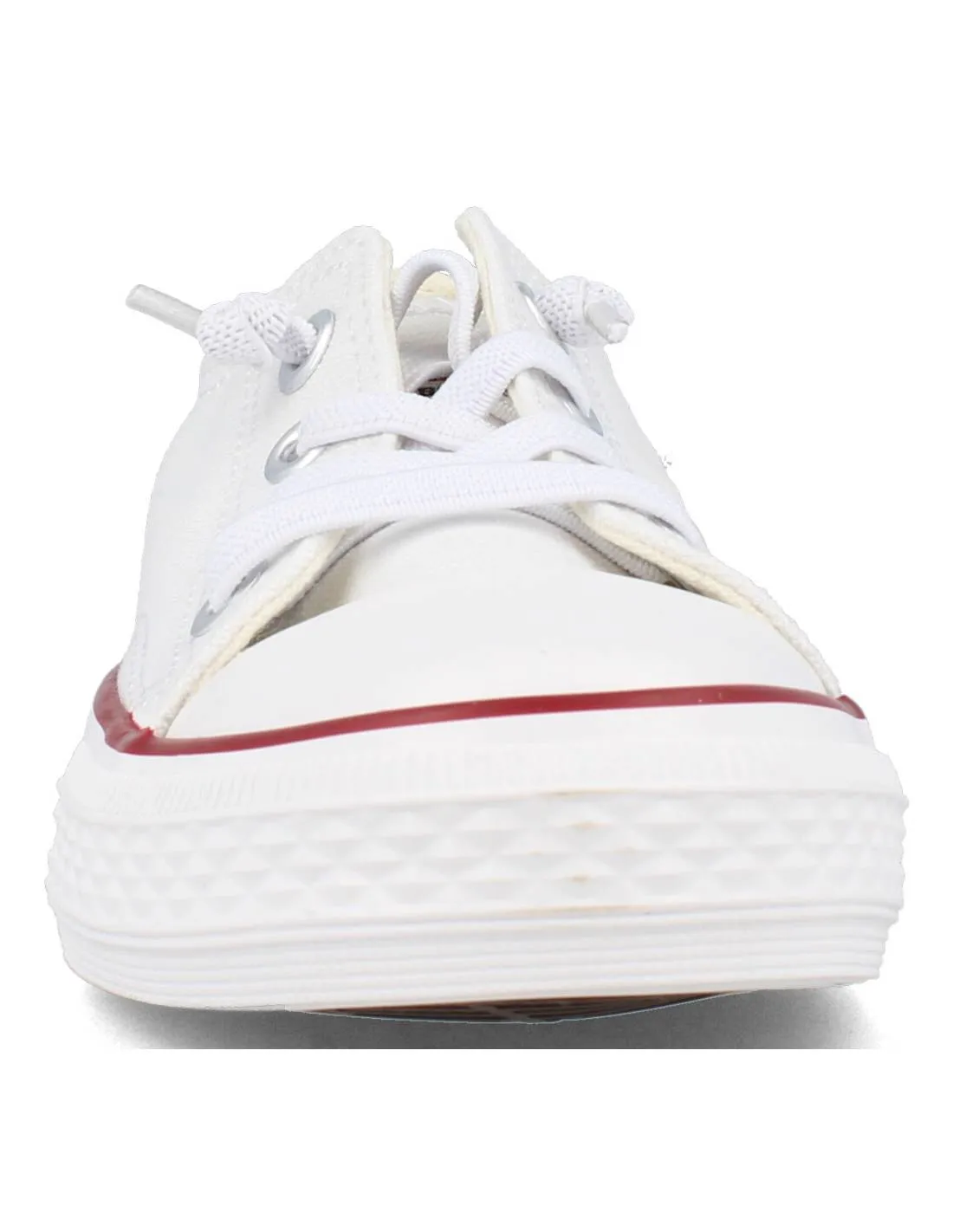 ANDY Z  ZAPATILLAS LONA BAJA ELáSTICOS CADETE BLANCO