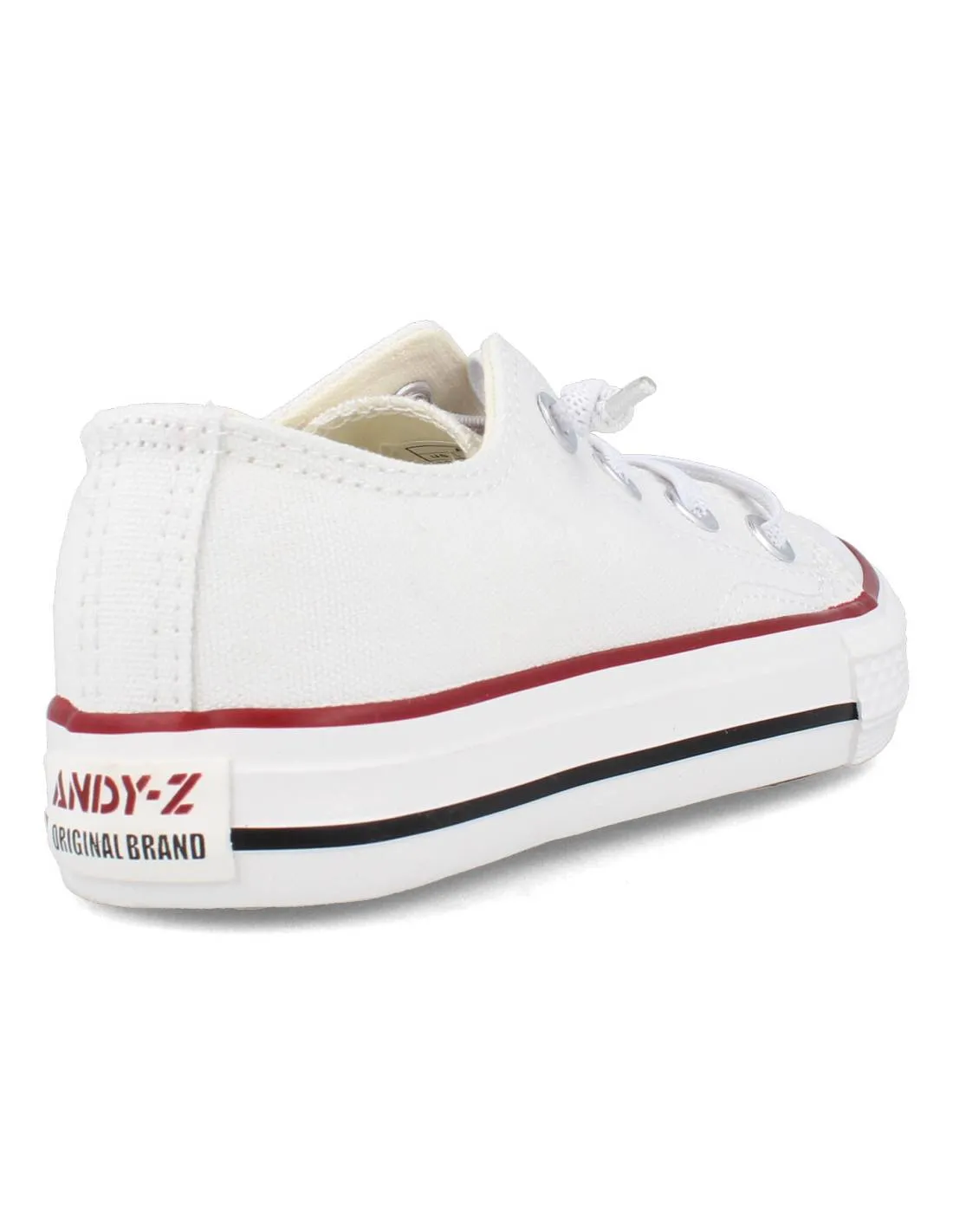 ANDY Z  ZAPATILLAS LONA BAJA ELáSTICOS CADETE BLANCO