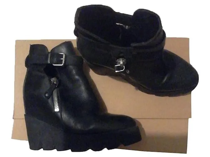 Ash Botines Negro 