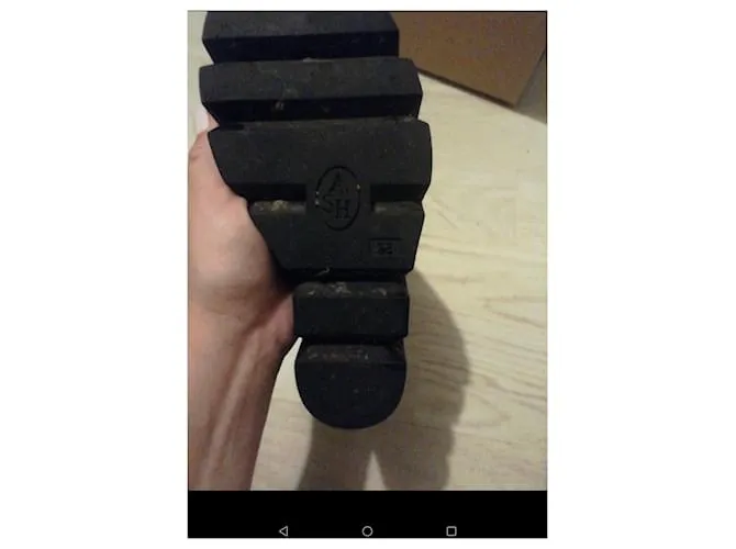 Ash Botines Negro 