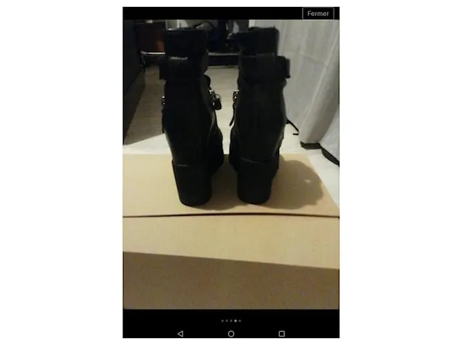Ash Botines Negro 