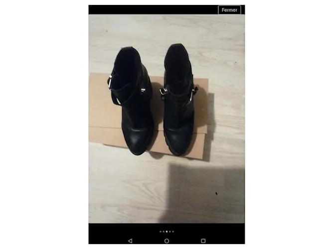 Ash Botines Negro 