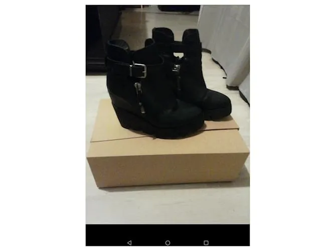 Ash Botines Negro 