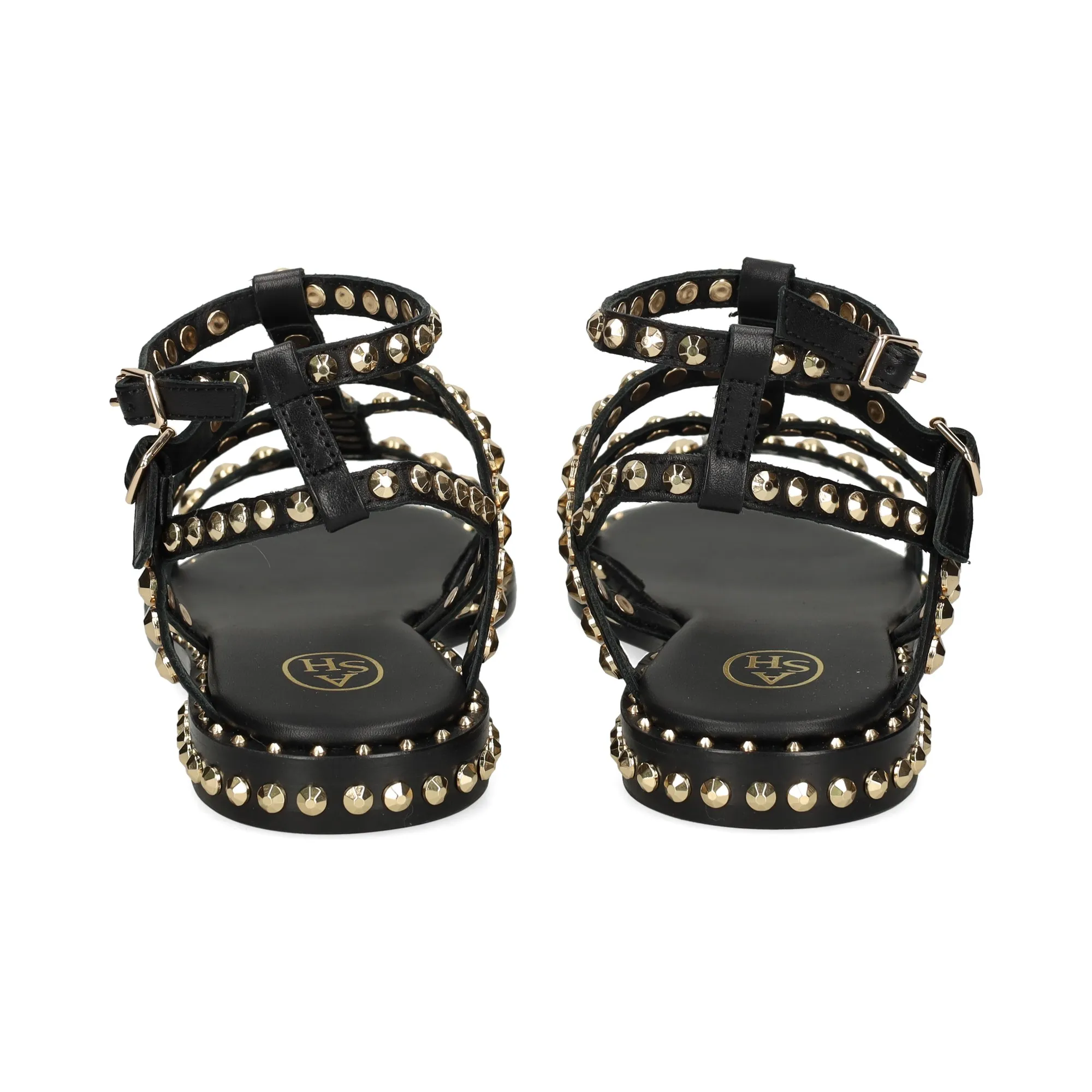 ASH Sandalias planas de Mujer 01 BLACK/ARIELG