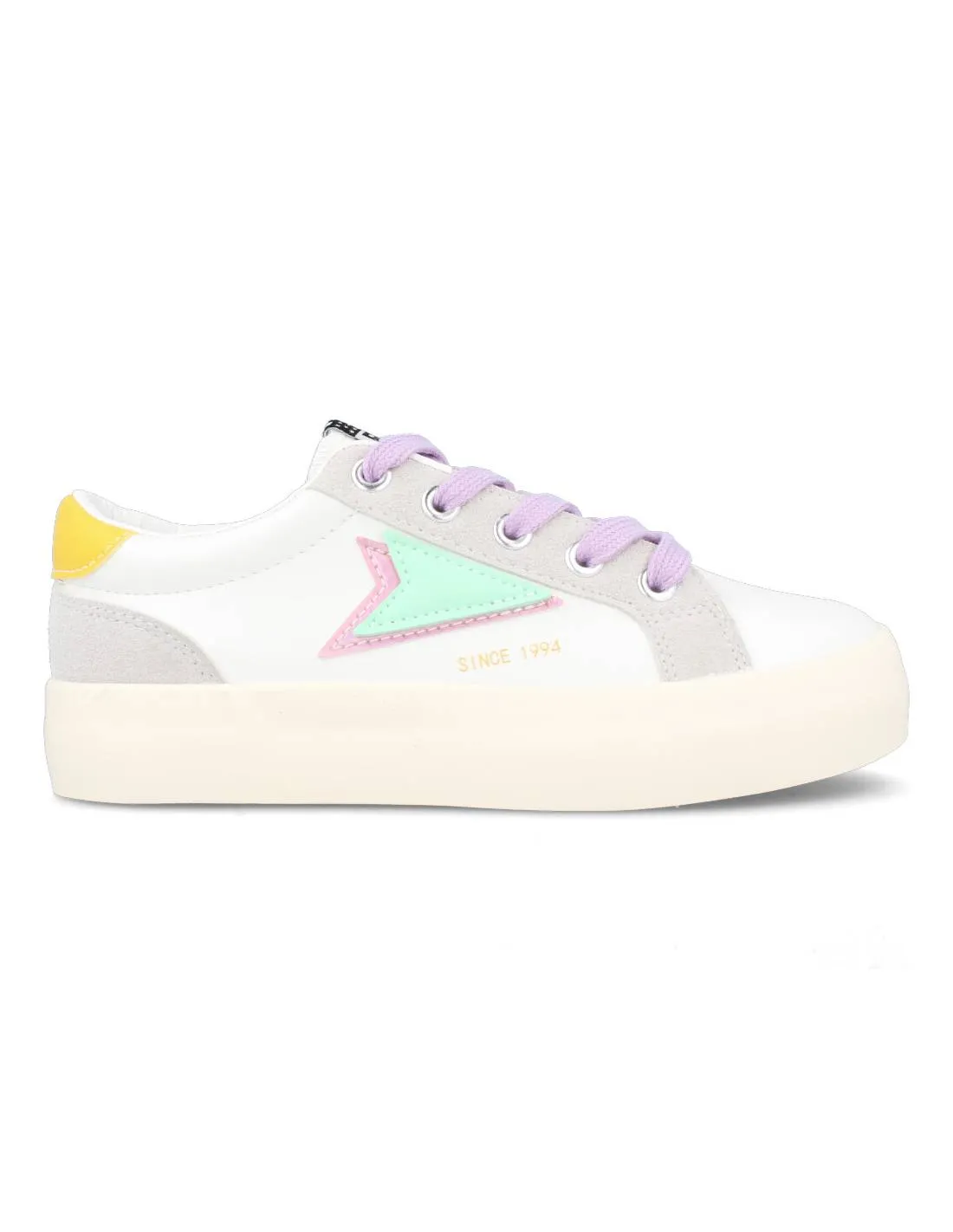 B&W  ZAPATILLA CASUAL PLATAFORMA MICROPANA MULTI