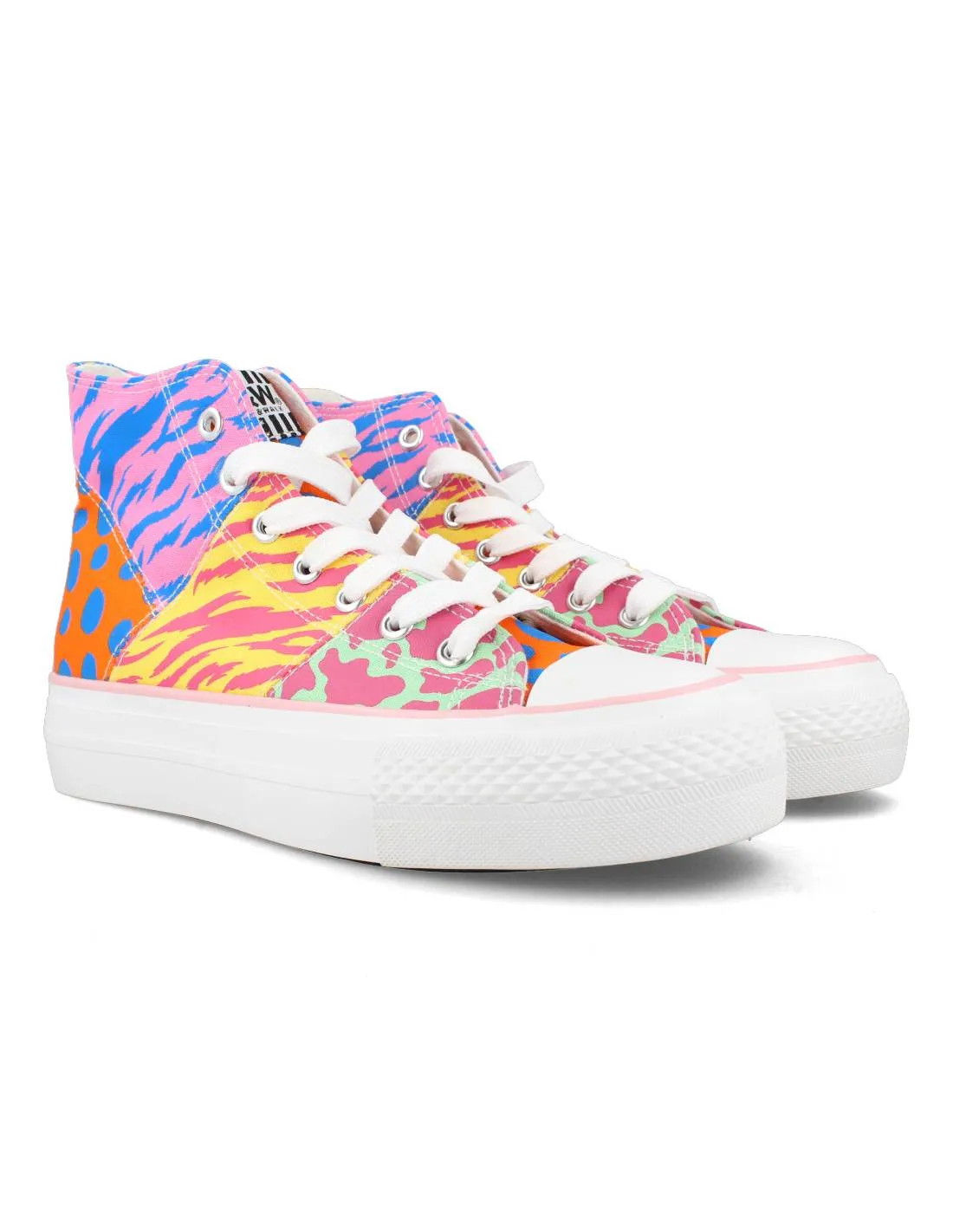 B&W  ZAPATILLAS ALTAS FANTASY MULTICOLOR