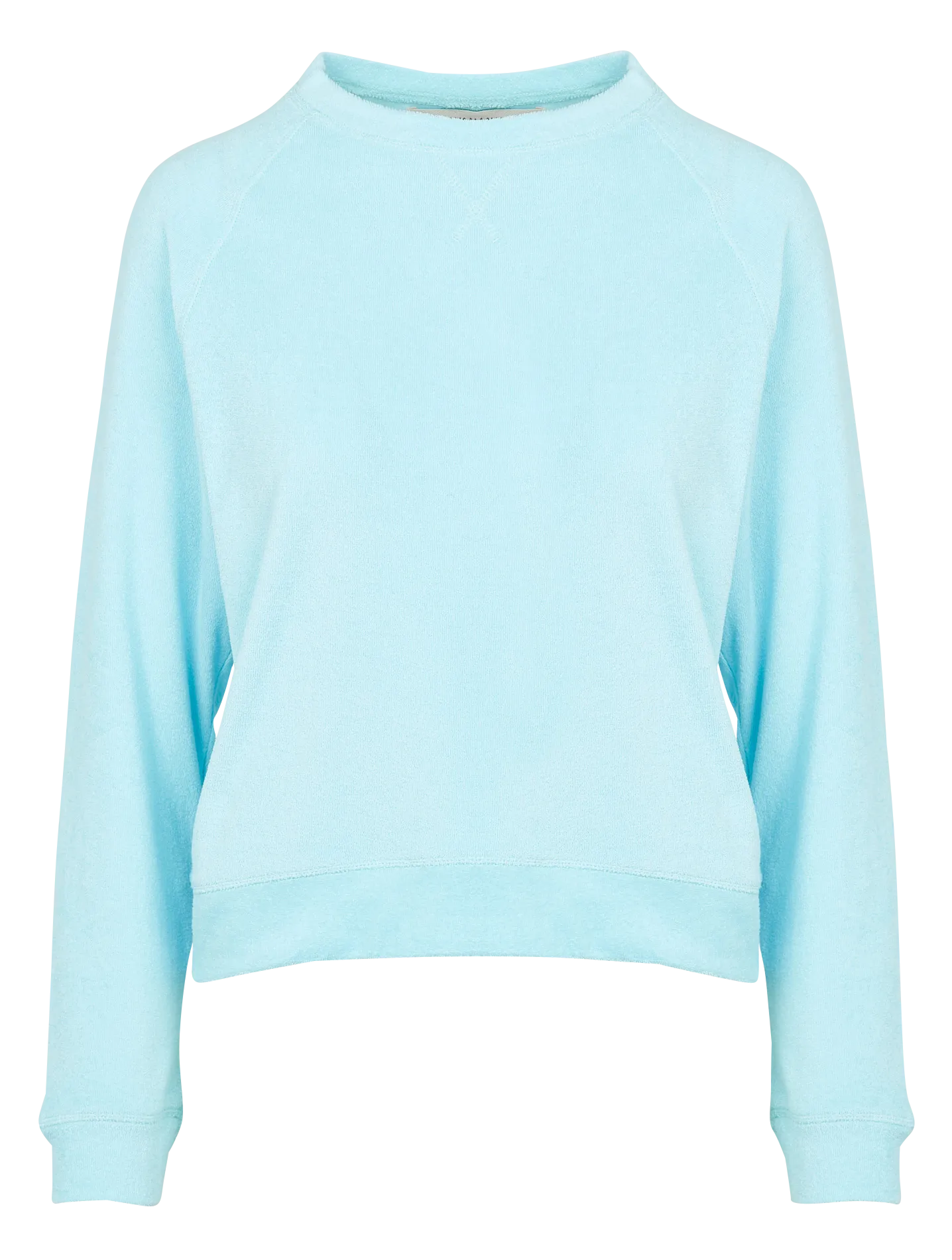 BANANA MOON BRANDON SEASPON  SUDADERA RECTA DE ALGODóN ORGáNICO CON CUELLO REDONDO EN AZUL