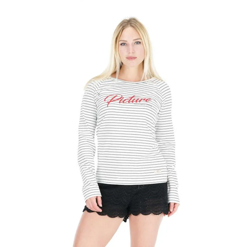 Basement Sailor Ls Picture camiseta de manga larga (A Sailor Black) Mujer