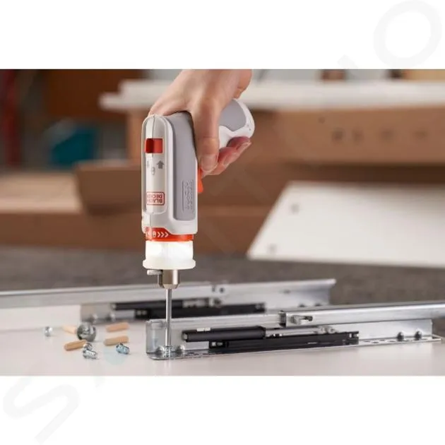 BLACK+DECKER HERRAMIENTAS  DESTORNILLADOR AKU DE 3,6 V, CABLE USB BCRTA01XJ