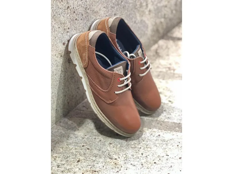 BLUCHER DE PIEL CON PICADOS 1113 NOTTON EN COLOR LIBANO O AZUL