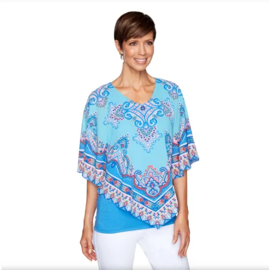 BLUSA MANGA LARGA TURMULTICOLOR RUBY RD