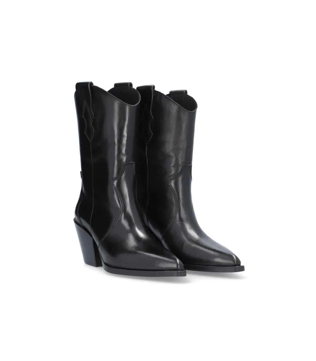 Bota de Alpe en piel color negro