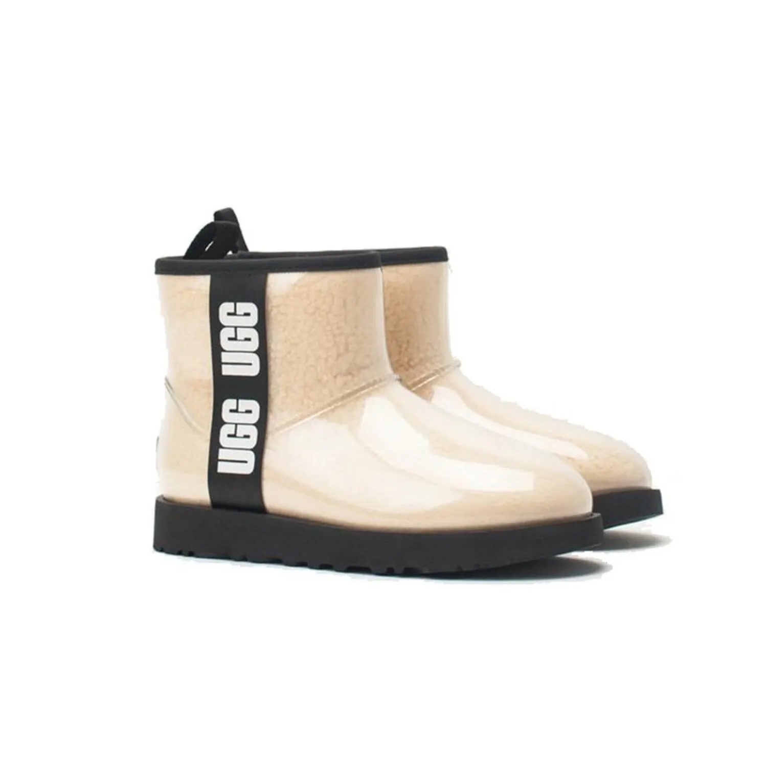 BOTAS UGG CLASSIC CLEAR MINI  BEIGE