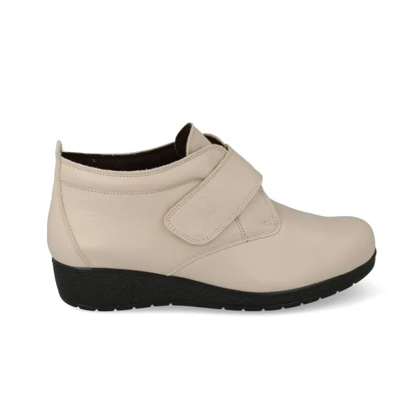 BOTINES BLANCOS MUJER PIEL MOD. LIDIA BLANCO