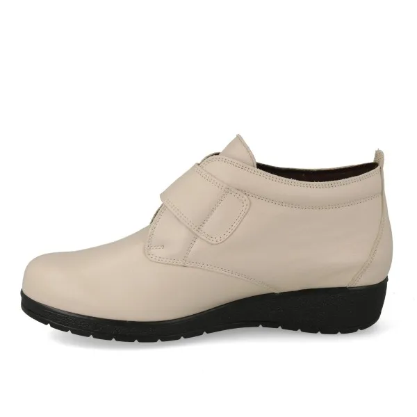 BOTINES BLANCOS MUJER PIEL MOD. LIDIA BLANCO