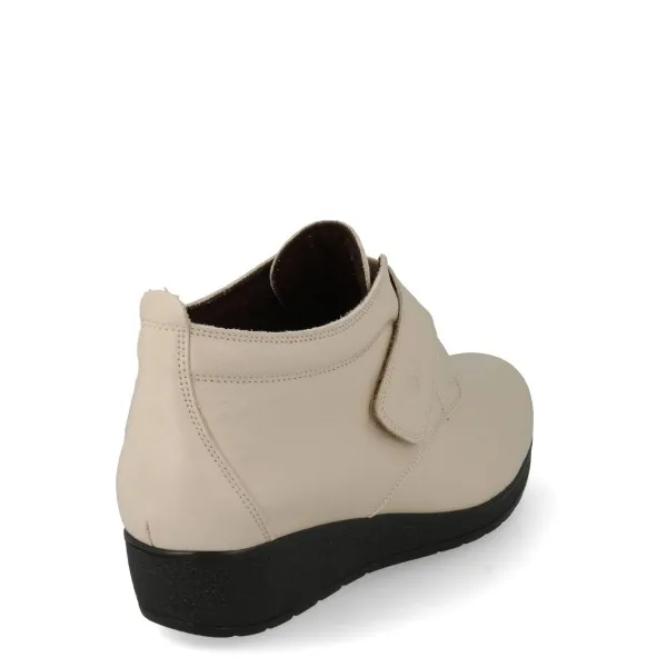 BOTINES BLANCOS MUJER PIEL MOD. LIDIA BLANCO