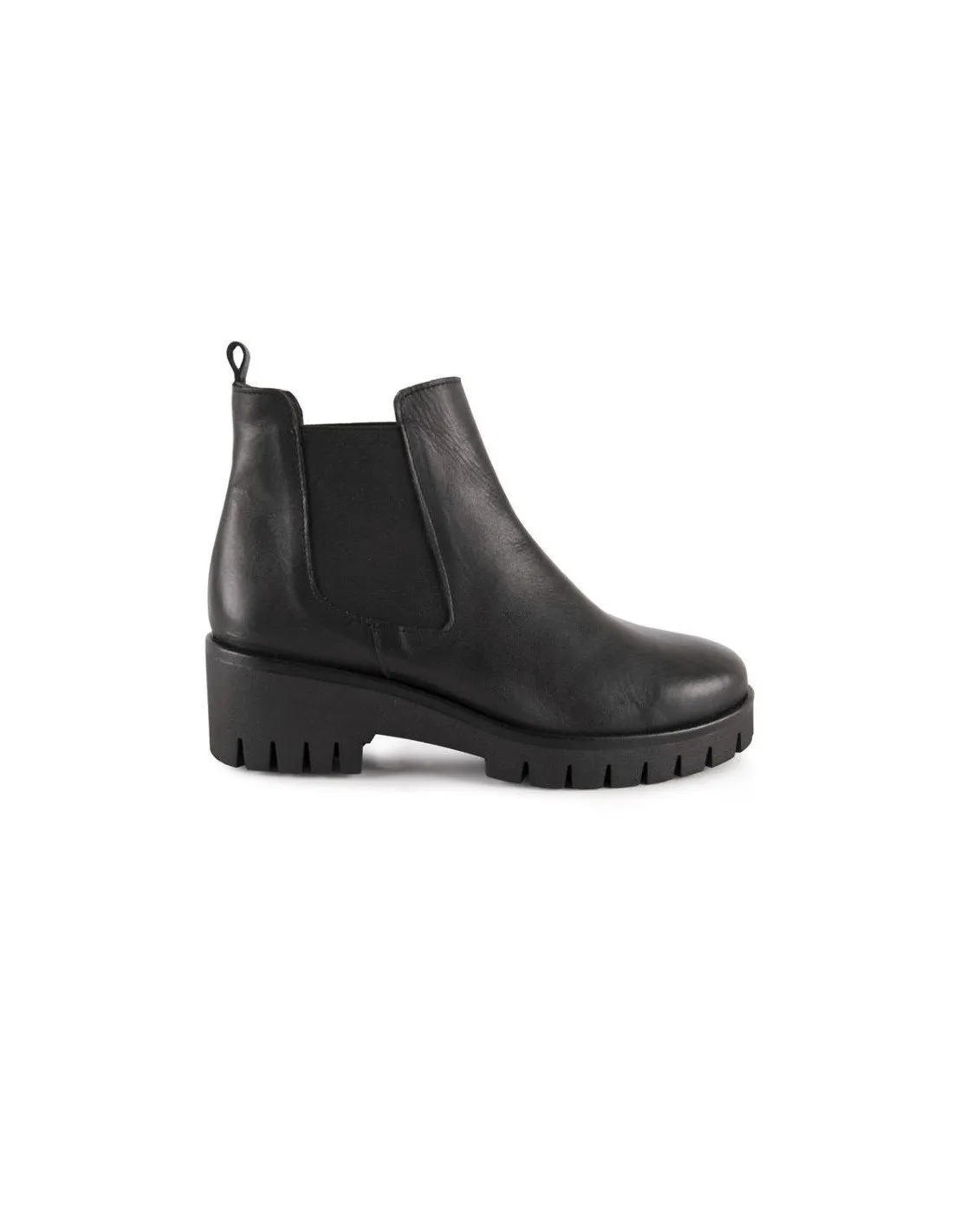 Botines chelsea mujer piel
