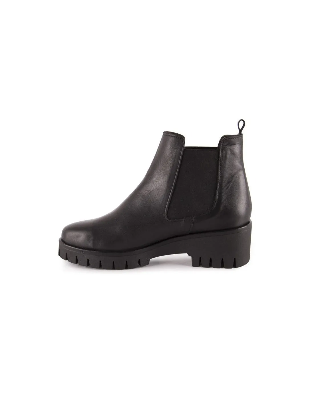 Botines chelsea mujer piel