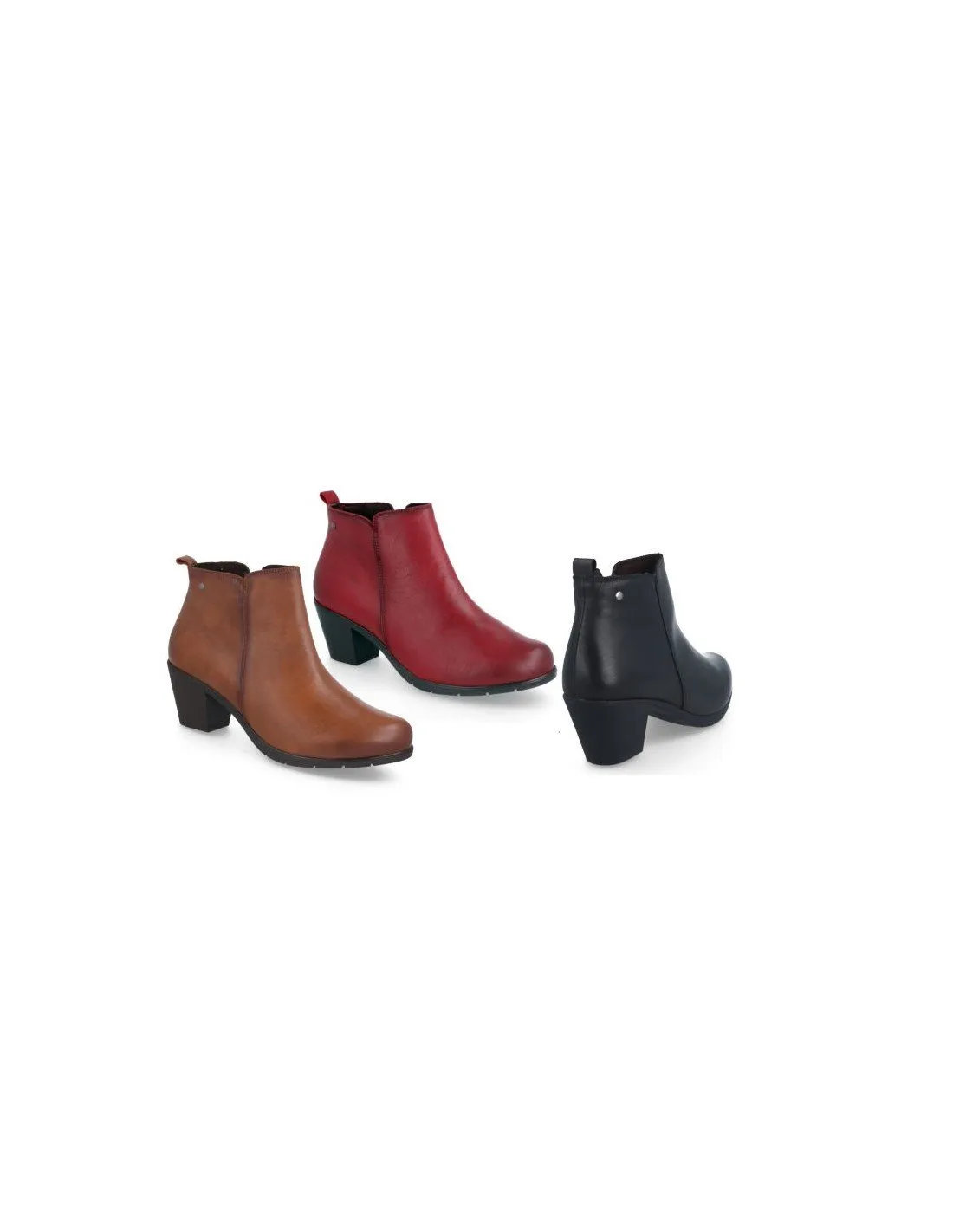 Botines cómodos mujer piel