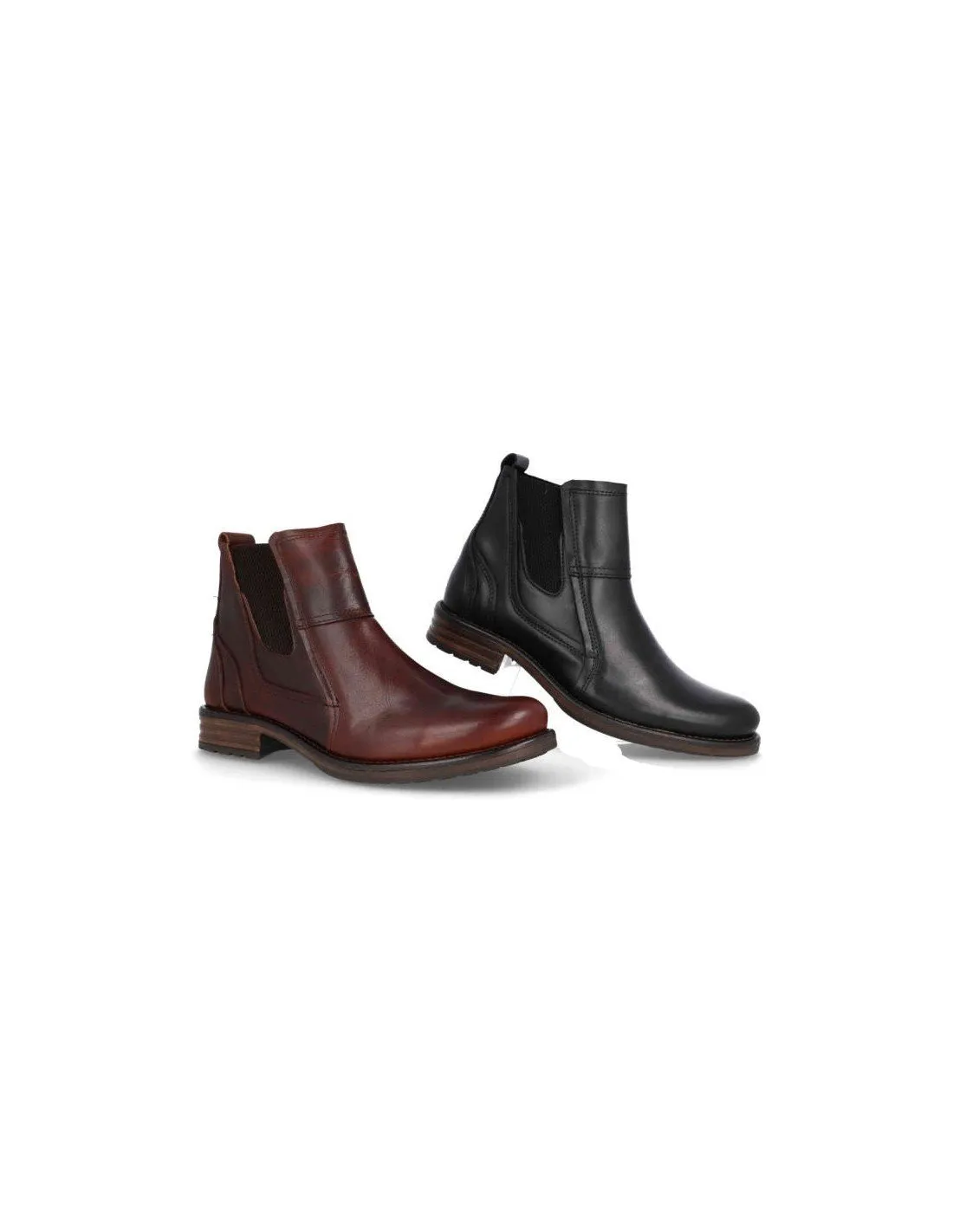 Botines hombre chelsea piel