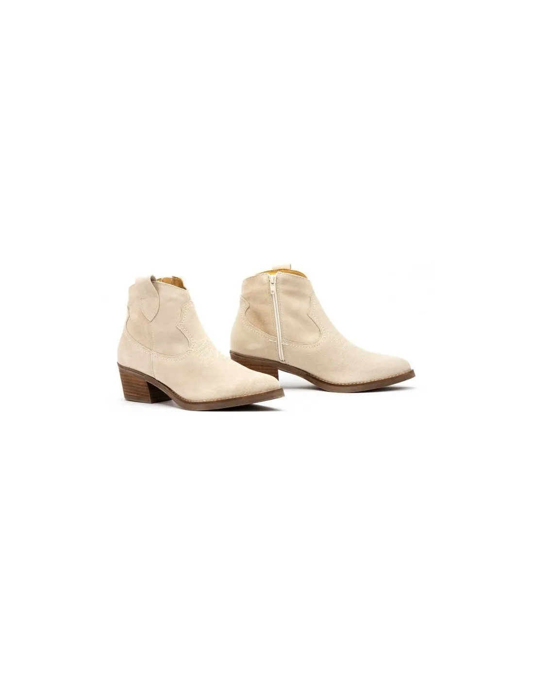 Botines Mujer Camperos Piel