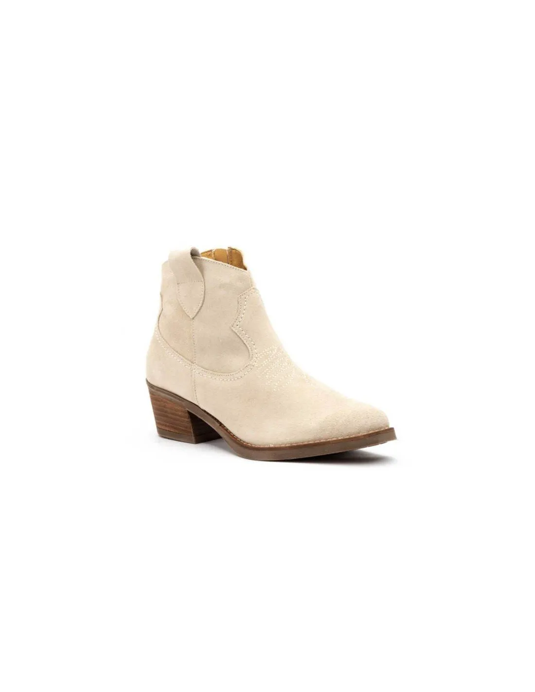 Botines Mujer Camperos Piel