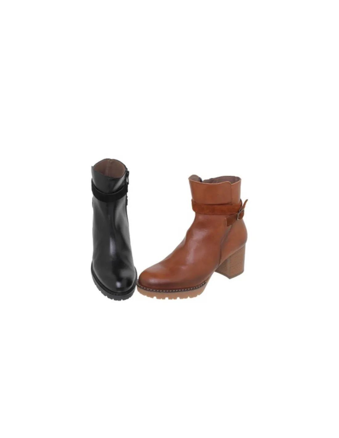 Botines mujer elegantes piel
