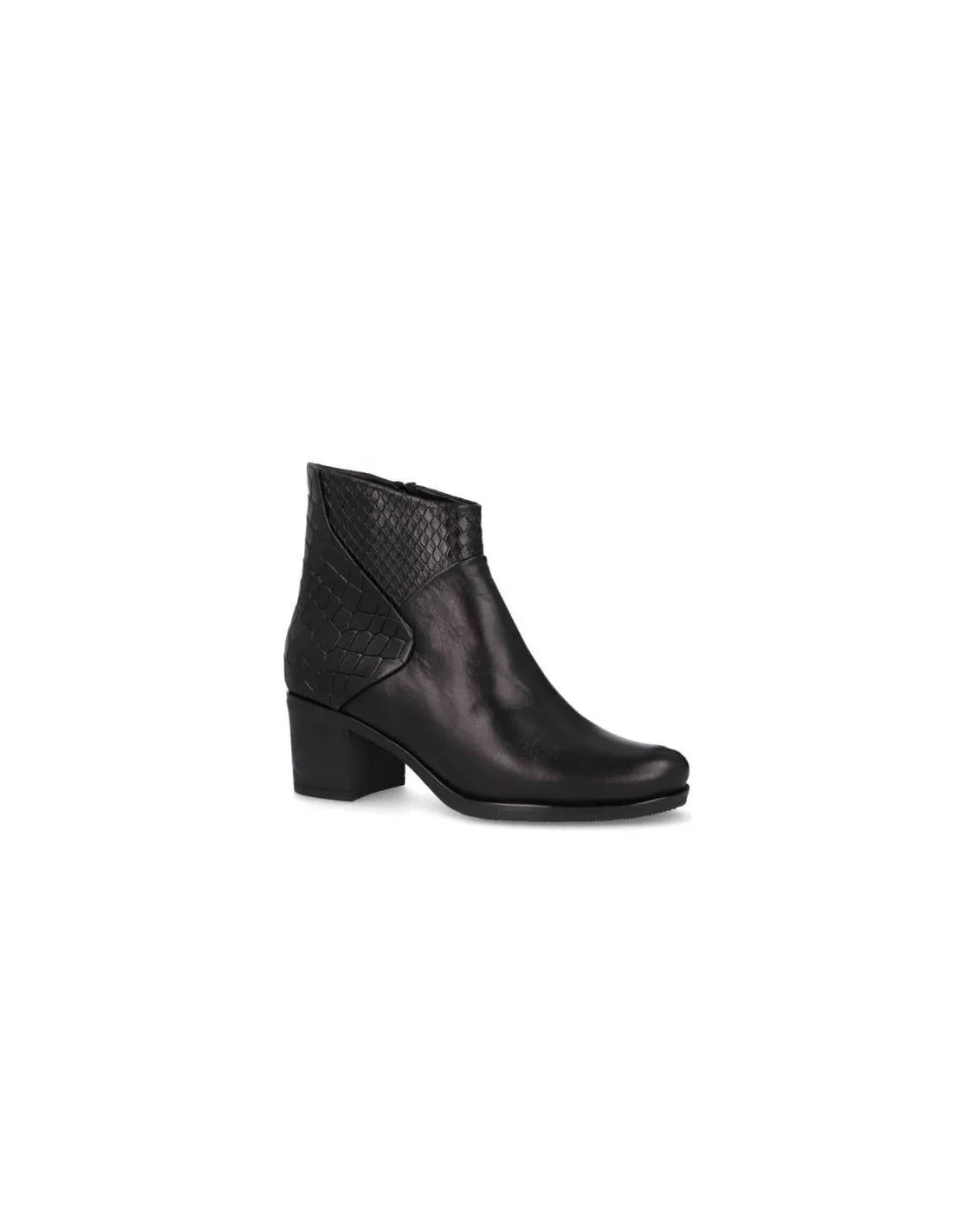 Botines mujer piel cremallera