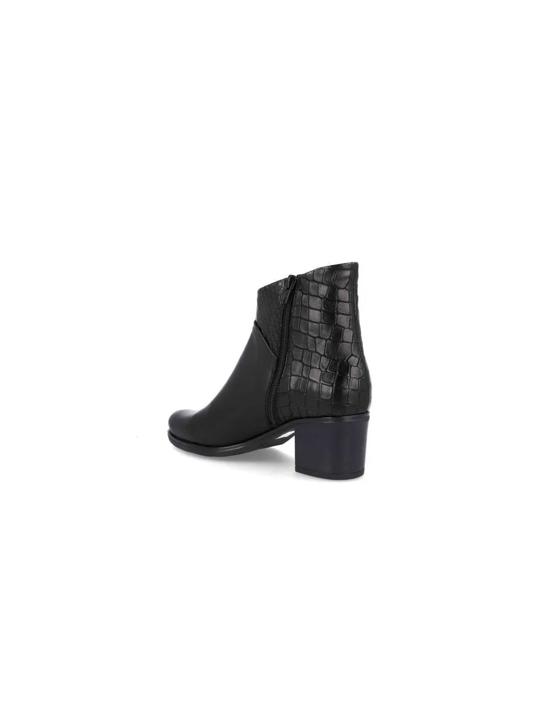 Botines mujer piel cremallera