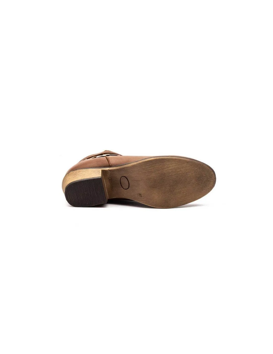 Botines Mujer Piel Cuero