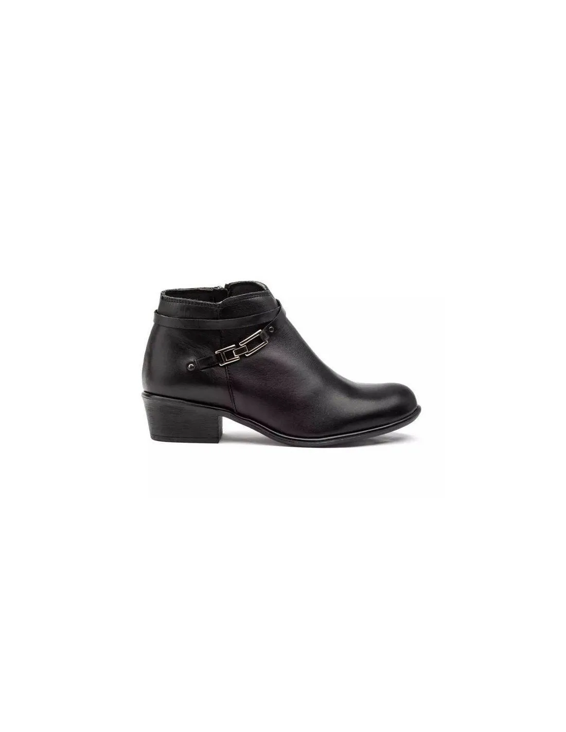 Botines Mujer Piel Negro