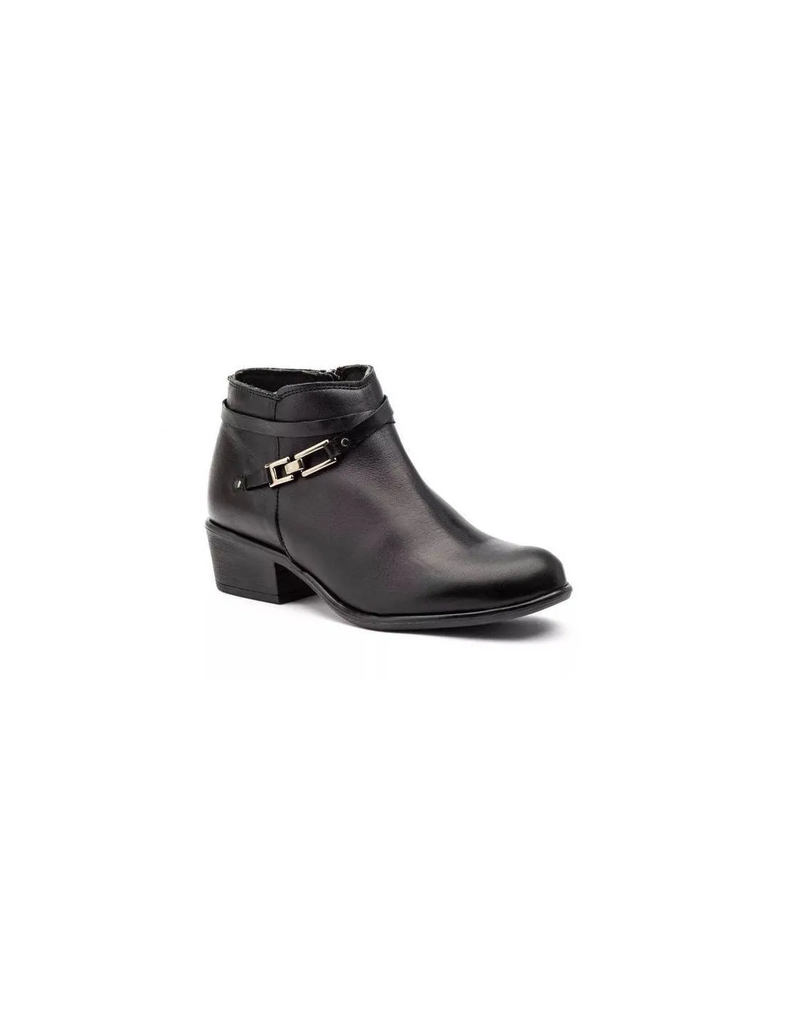 Botines Mujer Piel Negro