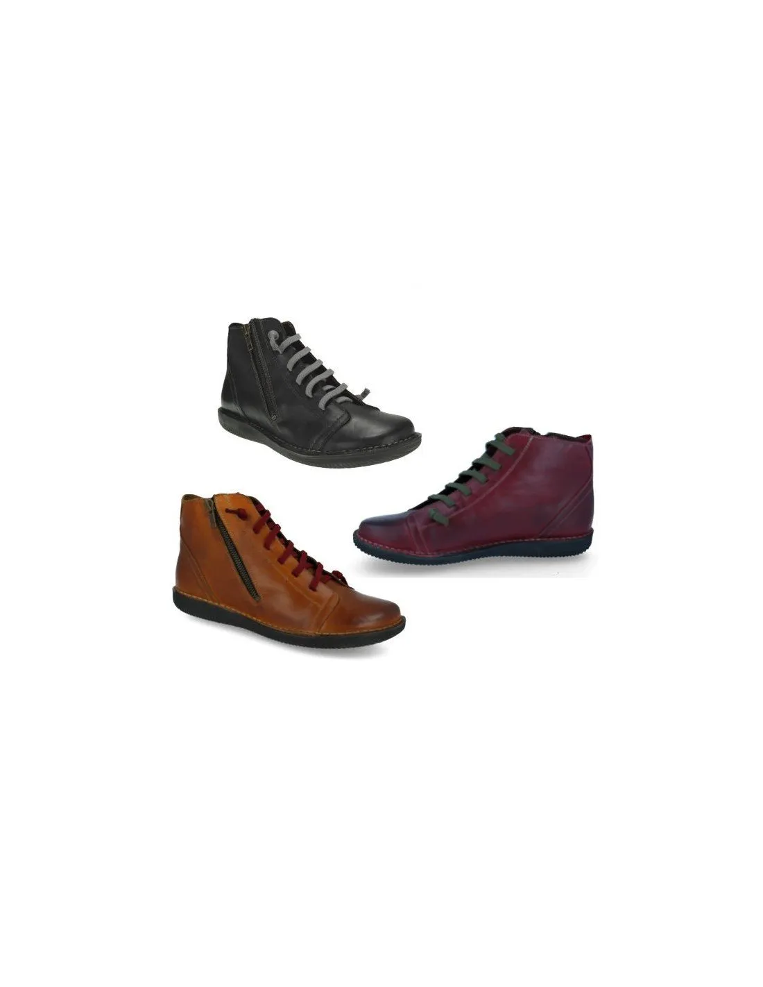 Botines Mujer Planos Boleta 3012