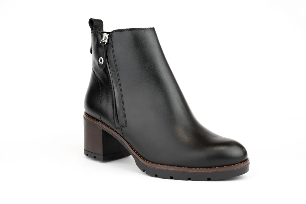 Botines sport con cremallera interior tapada Desireé Rosy3 negro