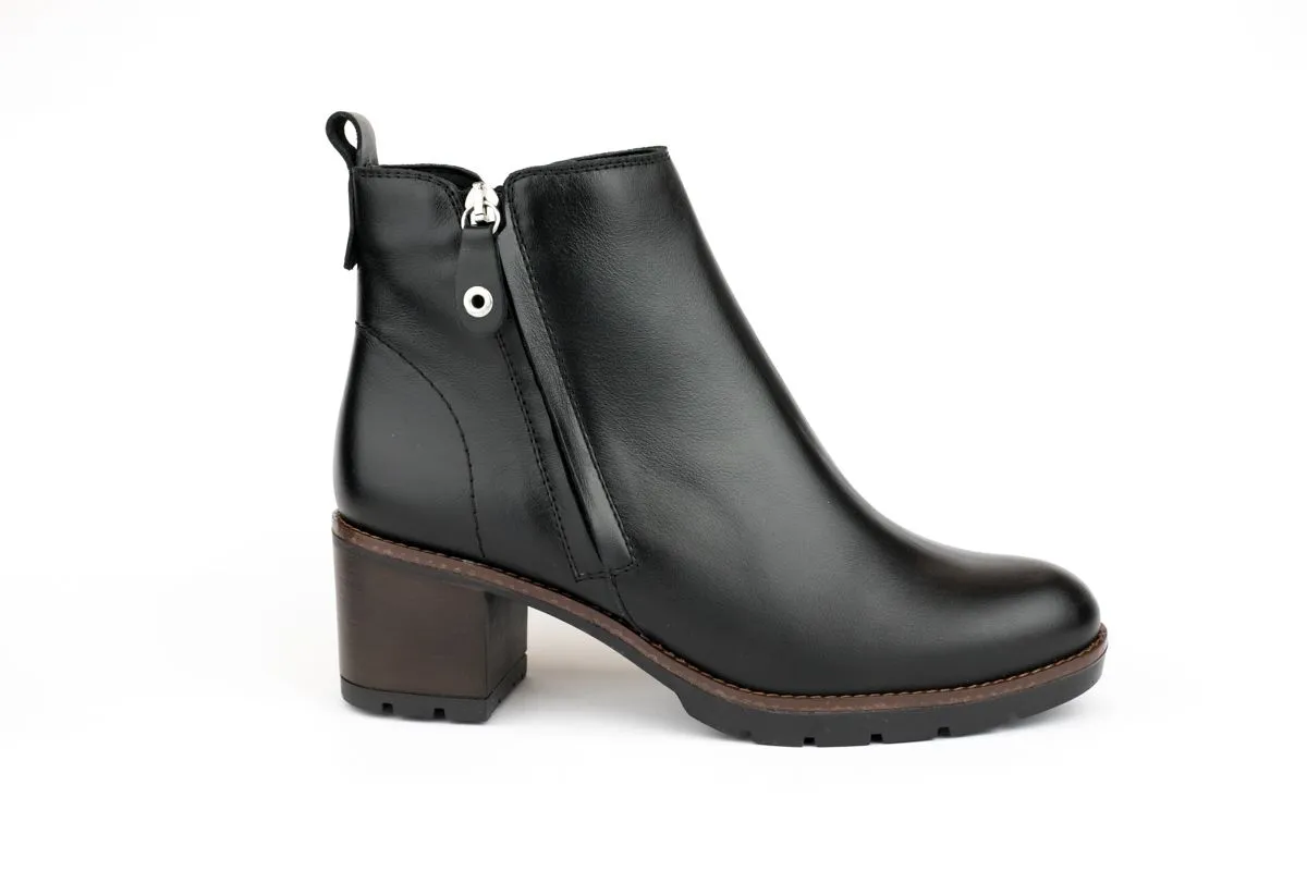 Botines sport con cremallera interior tapada Desireé Rosy3 negro