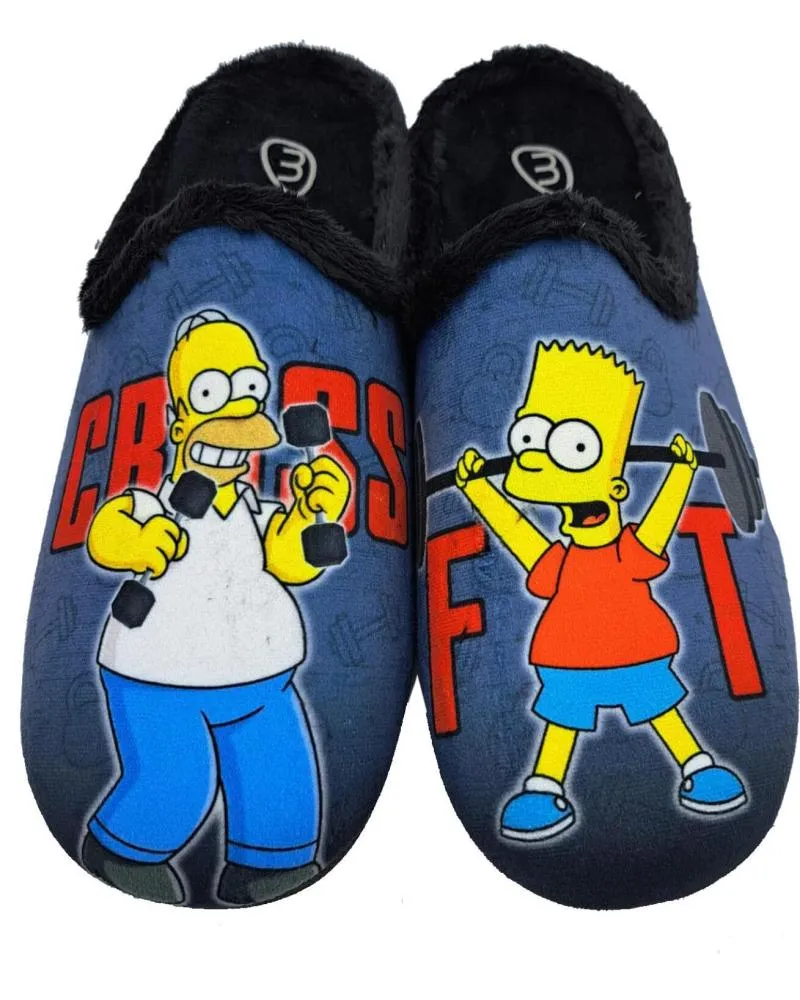 Calzado de casa de Hombre y Niño  ZUECO CASA SIMPSON NEGRO