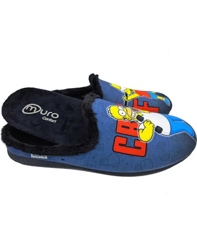 Calzado de casa de Hombre y Niño  ZUECO CASA SIMPSON NEGRO
