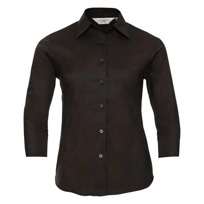 Camisa de mujer Stretch RUSSELL 946F Manga 3/4