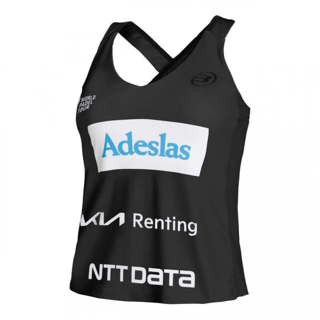 Camiseta Bullpadel Alejandra Salazar WPT Orlas Negro | Bullpadel