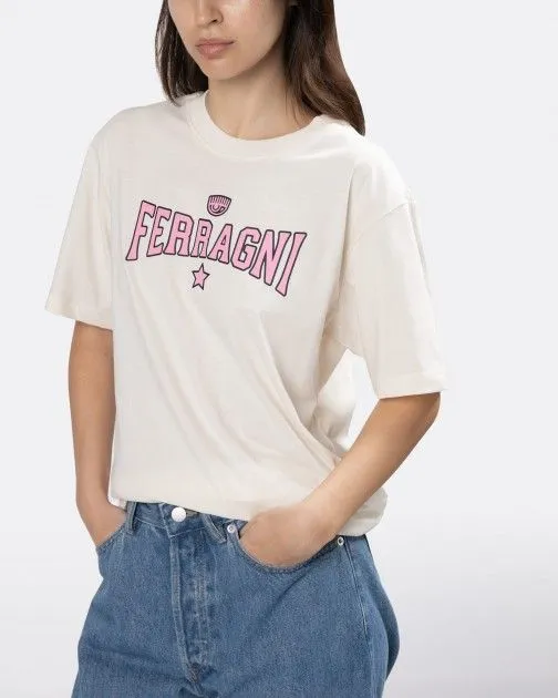 Camiseta Chiara Ferragni 74CBHT02 Blanco
