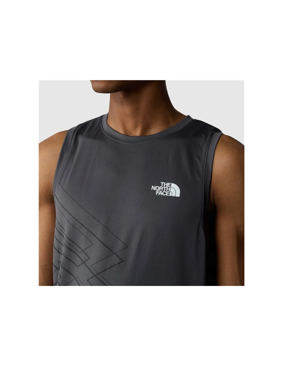 Camiseta de Montaña The North Face Ma Tank Graphic Hombre Gris
