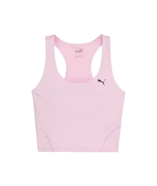 Camiseta de Running Puma Studio Foundation 2 Lila Mujer