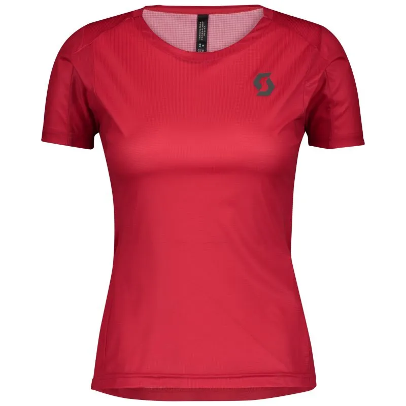 Camiseta de trail Scott Run (rosa piruleta/gris oscuro) mujer