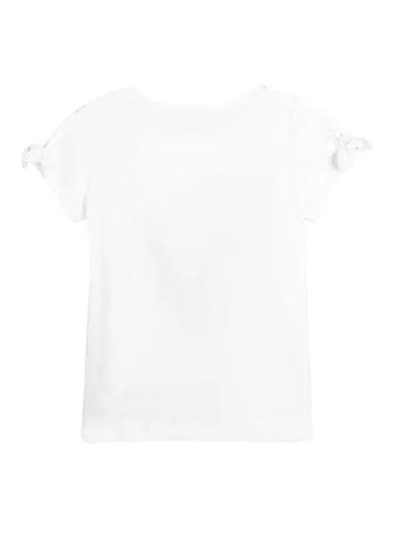 camiseta mayoral flip flops blanco para niña