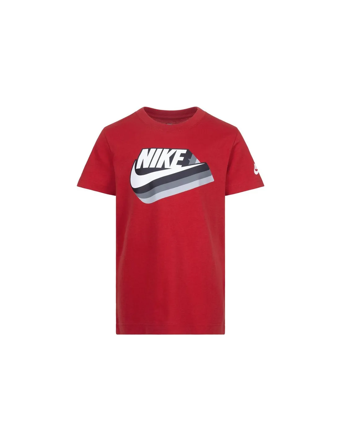 Camiseta Nike Gradient Futura Ss Niño Rojo