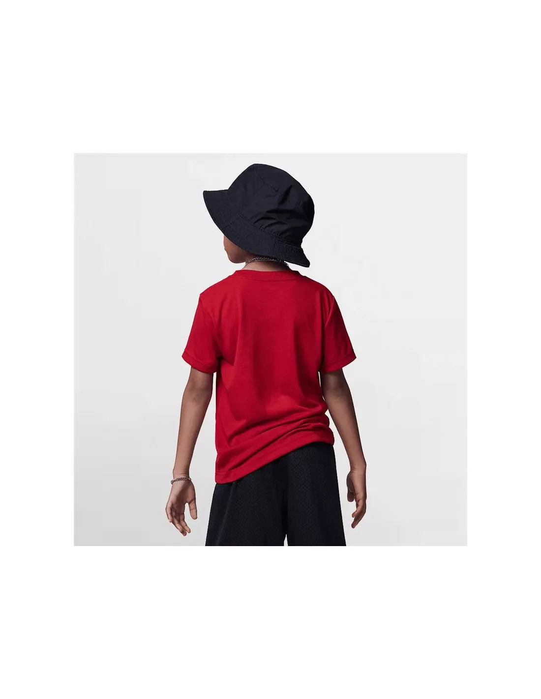Camiseta Nike Jordan Jumpman Sustainable Graphi Infantil Rojo